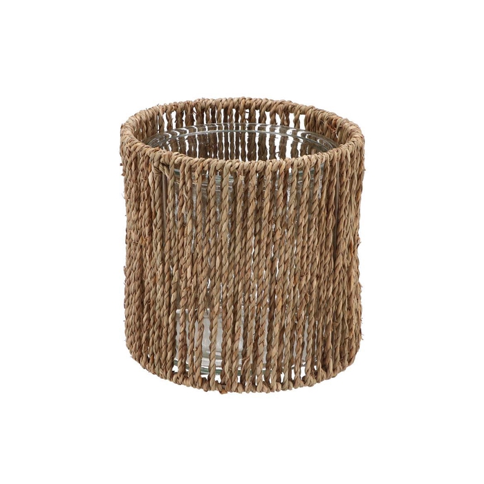 <h4>Inca Natural Holder Glass 17x17cm</h4>