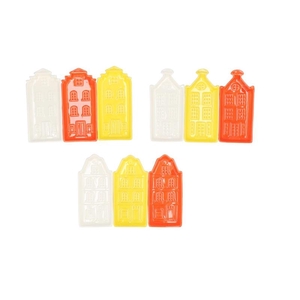 A'dam Dutch Orange Mix Plate Ass 7x2x13cm