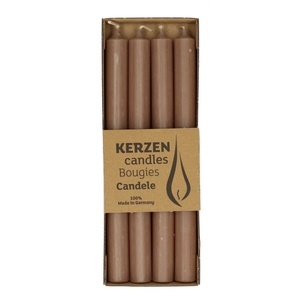 Kaars Tafelkaars rustiek d2.2*25cm