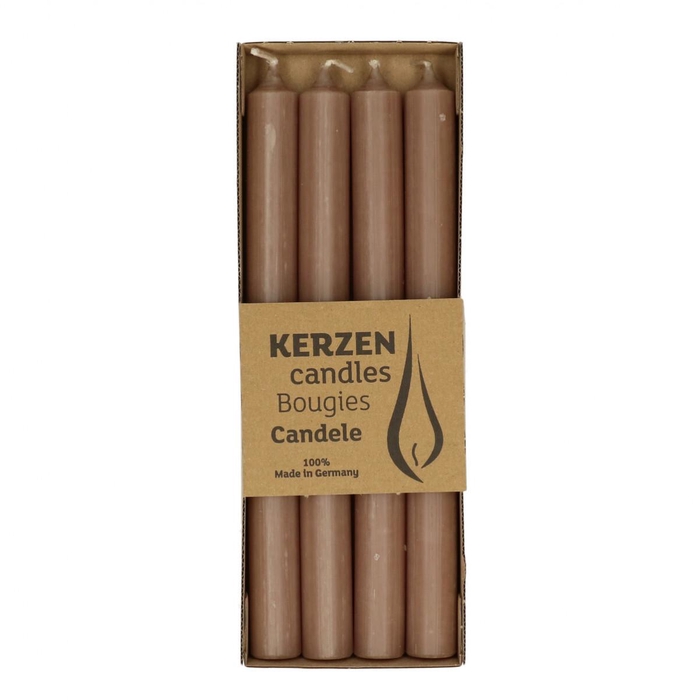 <h4>Kaars Tafelkaars rustiek d2.2*25cm</h4>