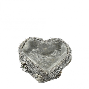 Baskets Salim tray heart d18*08cm