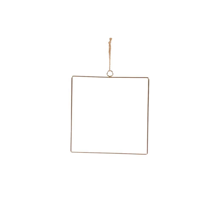<h4>Square 20cm Metal Small Sb Gold</h4>