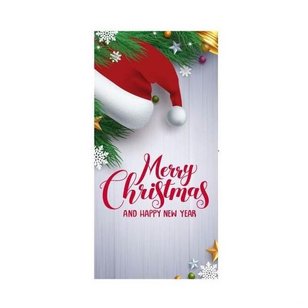 <h4>Kaart 4*10cm x20 Christmas</h4>
