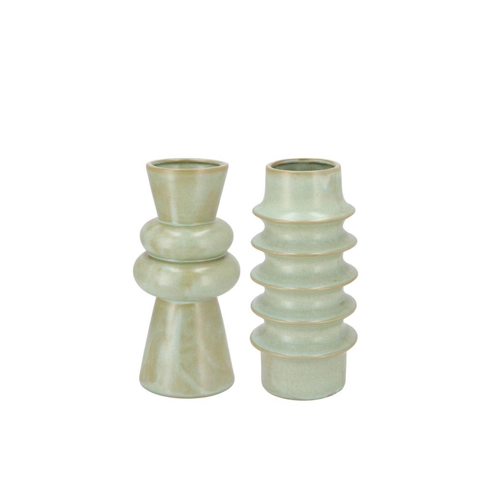 <h4>Dion Green Vase Sparkle Ass 11x11x22cm</h4>