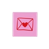 Tile Envelope Pink 10x10x1cm