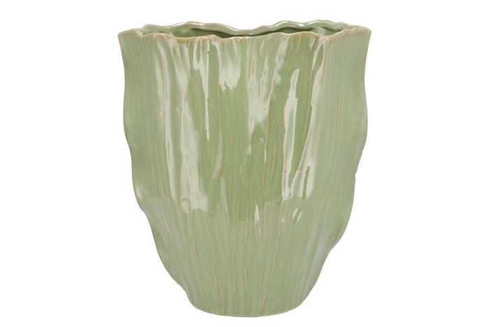 <h4>Lima Pistache Vase Oval Double 30x17x36cm Nm</h4>