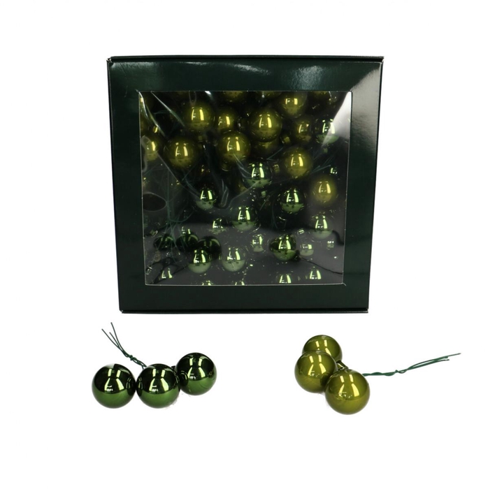 <h4>Kerstbal Bal/draad 25mm pearl x144</h4>