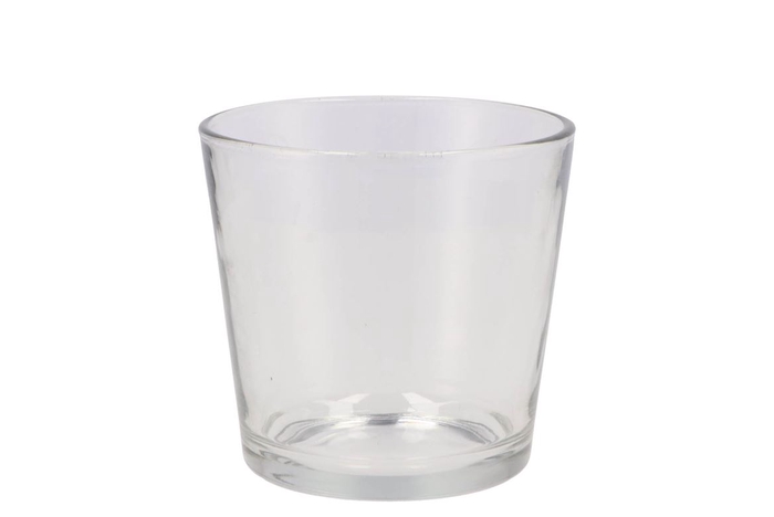 <h4>Glass Pot Conical Heavy D13xh12cm</h4>