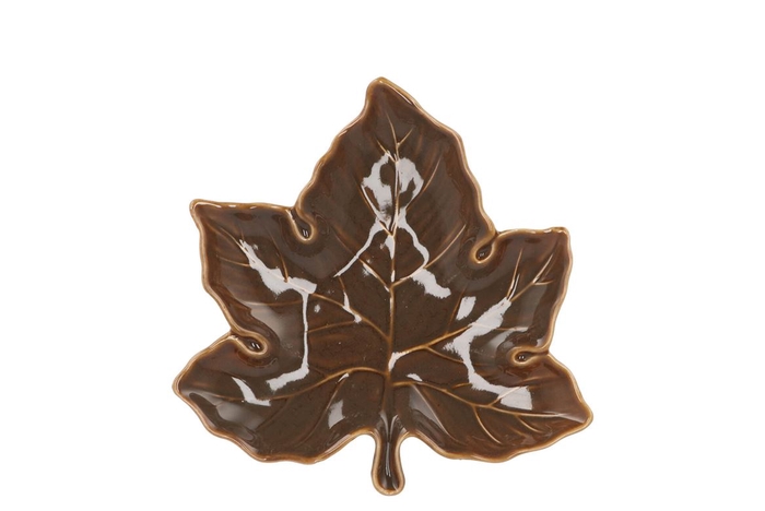 <h4>Leaf Maple Plate Olive 18x18x4cm Nm</h4>