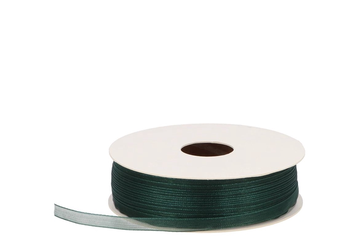 Ribbon Organza 69 Dark Green 50mx7mm