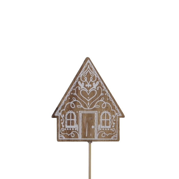 <h4>Christmas sticks 20cm House 6*7.5cm</h4>