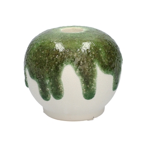 DF03-741310600 - Candle holder Esencia2 d2.5/10.8xh9.5 green/white