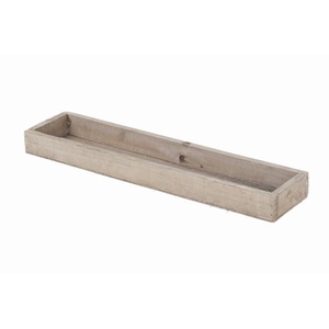 WOODEN TRAY 37*9,5*3CM NATURAL WASH