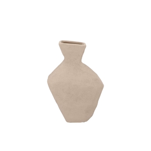 Lisboa White Vase Curved 20x9x29cm