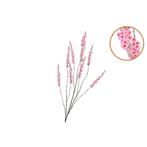 Silk Campanula Light Pink Single Stem 146cm Nm