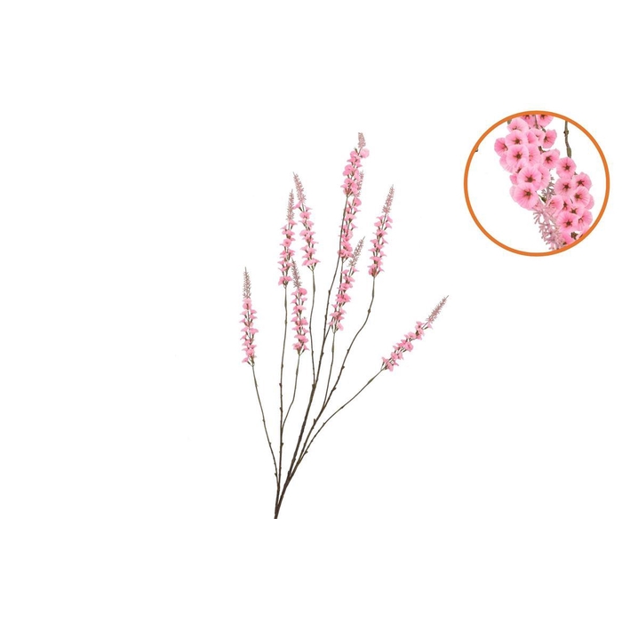 <h4>Silk Campanula Light Pink Single Stem 146cm Nm</h4>