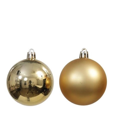 <h4>Kerstbal Bal kunststof  60mm x9</h4>