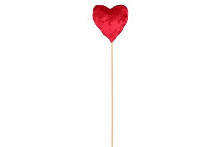 <h4>Love Stick Heart Velvet Red 50x9cm</h4>