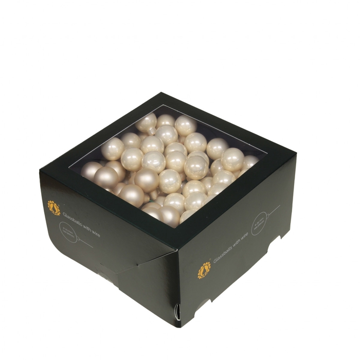 <h4>Kerstbal Bal/draad 25mm combi x144</h4>