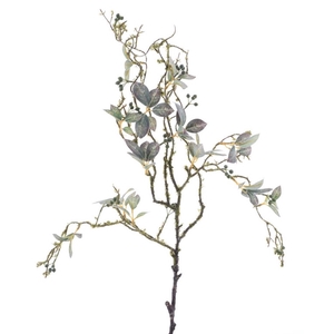 Wild leaf spray red/green 77cm