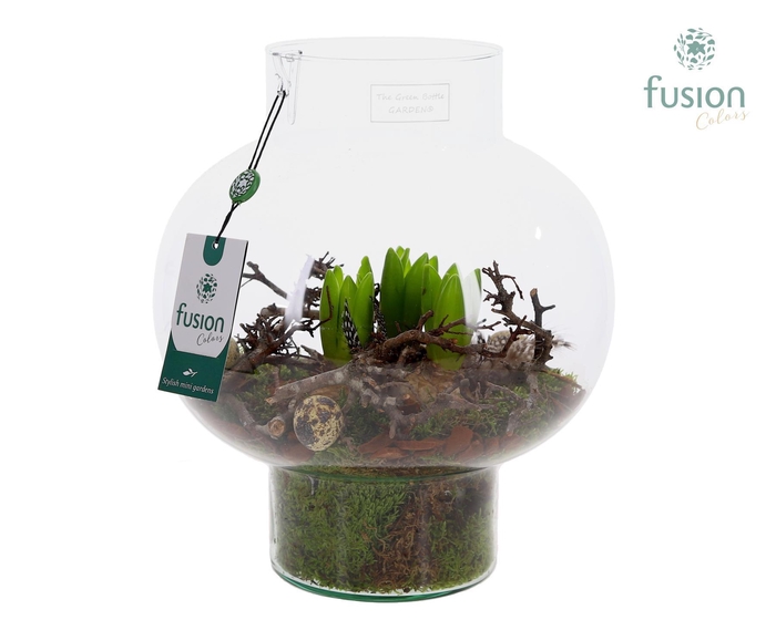 <h4>Green Bottle Laura Medium met Pasen arrangement</h4>