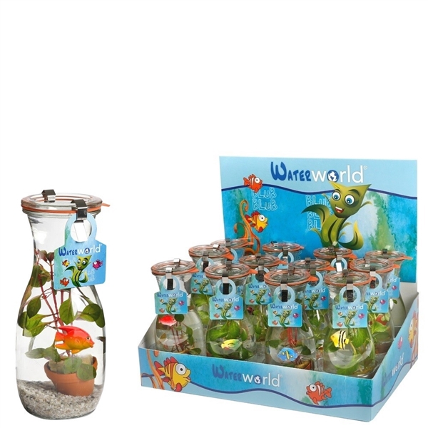 <h4>Waterworld fish in a bottle mini - 1 bluppy</h4>