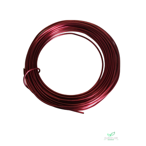 ALUMINIUM WIRE 2MM RED 12M 100GR