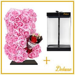 <h4>Valentijn Foam beer/boeket 25cm+stand.</h4>