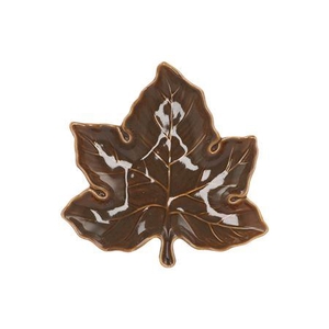 Leaf Maple Plate Olive 24x24x4cm Nm