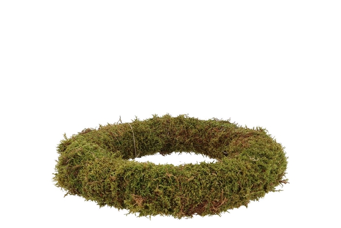 Nature Wreath Green Moss 30cm