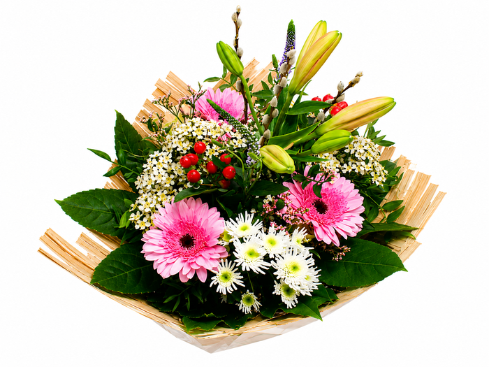 <h4>Boeket bamboo roze</h4>