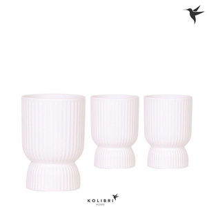 Kolibri Home Diabolo pot white