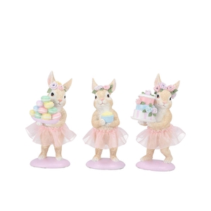 Mimi Pastel Bunny Pastries Ass 8x7x17cm