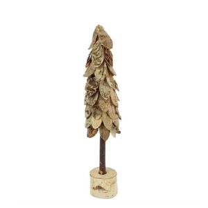 Kerst naturel Boom berk 38cm