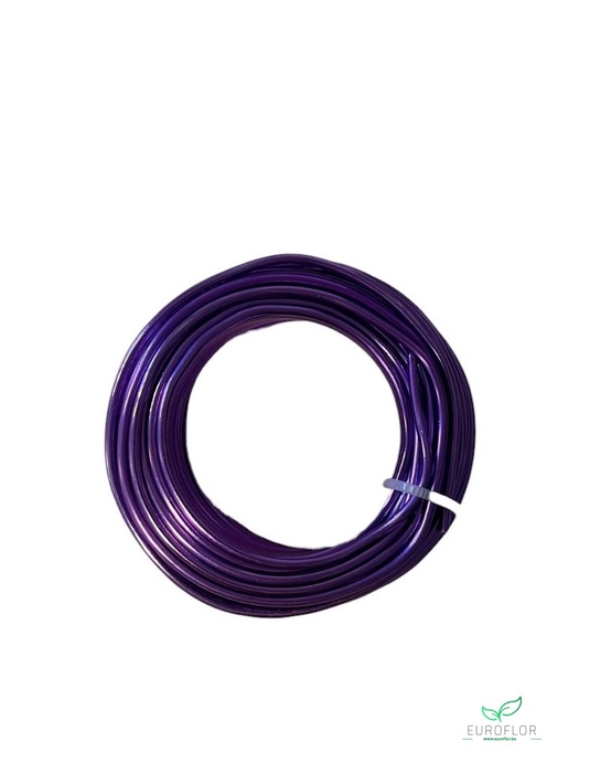 ALUMINIUM WIRE 2MM PURPLE 100GR 12M