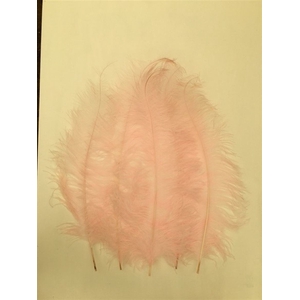 Feather Ostrich Feathers 55cm 5 Pcs Light Pink