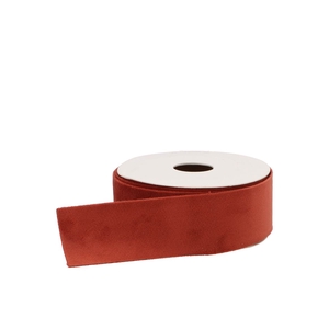 Ribbon Velvet 23 Brick 5mx40mm