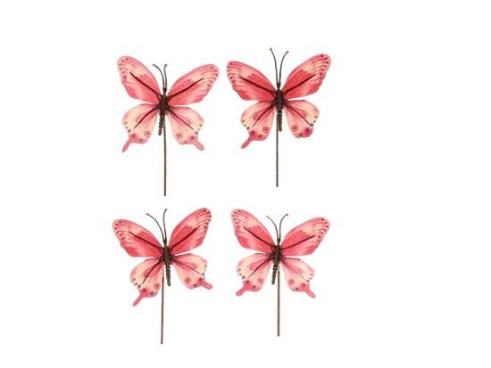 Pick Butterfly 4 Pcs L15W10H3