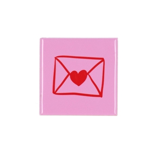 Tile Envelope Pink 10x10x1cm