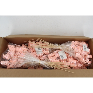 Stick Bear + Heart Pink