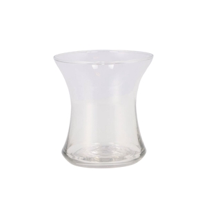 Glass Vase Diabolo 12x12cm