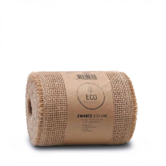 Ribbon Hessian 150mm 10m stif