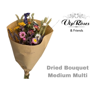 Dried Bouquet Medium Multi X10