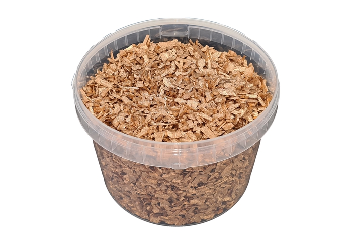 Wood chips 10 ltr bucket Antique Gold