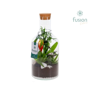 Green Bottle Fles Small met Pasen arrangement