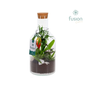 Green Bottle Fles Small met Pasen arrangement