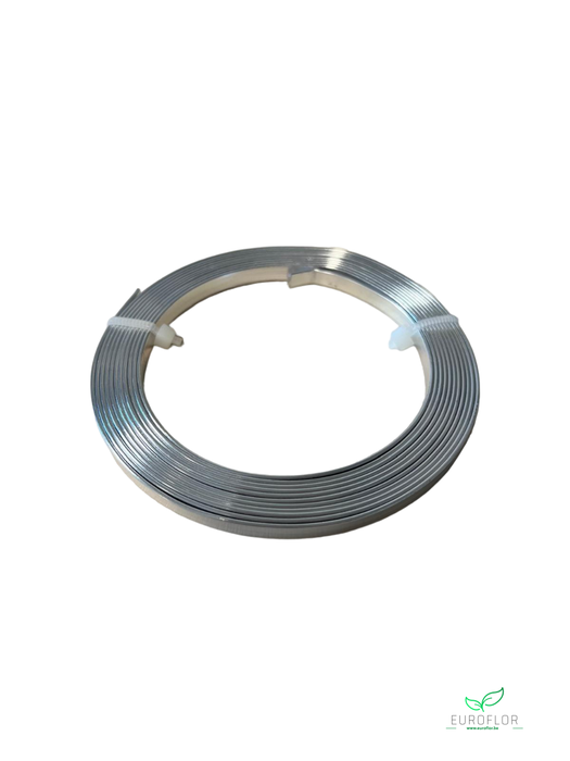 ALUMINIUM WIRE PLAT 5MM SILVER 1MM 2,5M