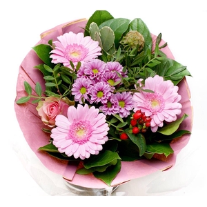 Boeket 1815 papier roze