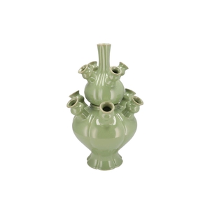 Rotterdam Green Vase Set Tulip 31x31x46cm Nm
