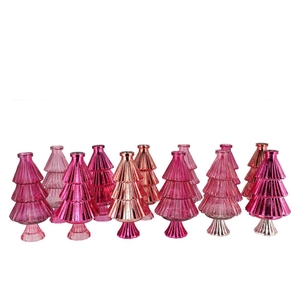Jazz Jolly Pink Vase X-mas Tree Ass 11x22cm